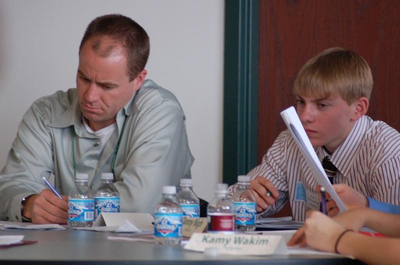 Mr. Roberts and Student